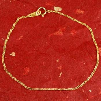 【最短発送】 純金 24金 ブレスレット 24K k24 18cm ゴールド 金 スクリュー チェーン 地金 男女兼用 ユニセックス 男女問わず レディース 金...