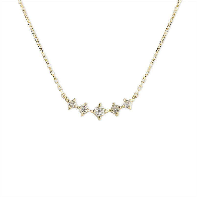 【最短発送】18金ダイヤモンド ラインレディース ゴールド イエローゴールドk18 ペンダントトップ アズキチェーン 男女兼用 ユニセックス 男女問わず