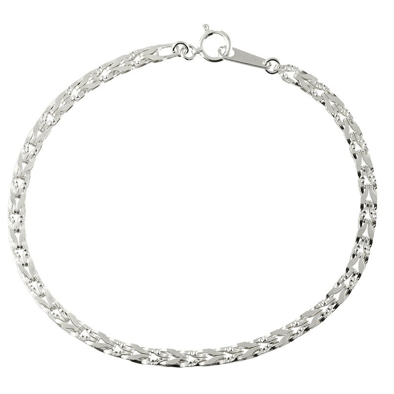 【最短発送】 プラチナ ブレスレット チェーンのみ 18cm pt850 太め チェーン 地金 シンプル 男女兼用 ユニセックス 男女問わず レディース