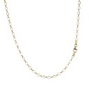 【最短発送】18金 ネックレス チェーンのみ 60cm あずき アズキ 小豆 中空 イエローゴールドK18 18k チェーン ロング男性 ITALY 男女兼用 ...