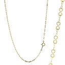 【最短発送】18金 ネックレス チェーンのみ 40cm チェーン デザインチェーン ゴールド 18k イエローゴールドk18 地金 シンプル 男女兼用 ユニセックス 男女問わず(4)