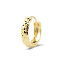 【最短発送】 18金 ピアス 片耳 フープピアス 中折れ式 リング カット ゴールド イエローゴールドk18 18k 女性 男性 メンズ レディース 男女兼用 ユニセックス 地金ピアス 片耳 大人 可愛い(4)