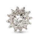 【最短発送】 プラチナ900 ピアス 片耳ピアス ダイヤモンド 0.42ct 花 キャッチのいらないピアス つけっぱなし pt900 キャッチナッシャー 男女兼用 ユニセックス 男女問わず レディース