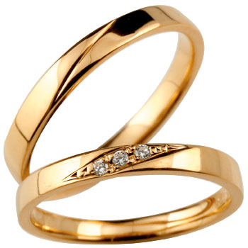ペアリング 指輪 ピンクゴールドk18 シンプルストレート 結婚指輪 マリッジリング 結婚名入れ 18金 ユニセックス 【ありがとうやおめでとうを伝えよう・プレゼント・誕生日・お祝い】 人気 おしゃれ 大人 普段使い ジュエリー