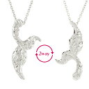 【10%OFFクーポン対象】プラチナ ペンダントトップ ネックレス ホエールテール 2way pt900 ペンダント 地金 チェーン 女性 シンプル マリンモチーフ マリンジュエリー ハワイアンジュエリー レディース 笑顔になるジュエリー お守り(4)
