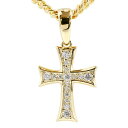 【最短発送】 18金 ペンダント トップ 18k メンズ ペンダントヘッド イエローゴールドk18 クロス 十字架 cross 喜平用 ネックレス 男性用 me...