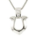 18金 ペンダント トップ メンズ 18k ホワイトゴールドk18 馬蹄 ホースシュー ネックレス 蹄鉄 男性用 men's(4)