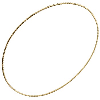 18金 バングル ゴールド ブレスレット イエローゴールドk18 地金 ツイスト シンプル 18k レディース 送料無料 人気 普段使い