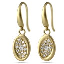 18金 ピアス k18 ダイヤモンド ゴールド オーバル フックピアス ペア 18k シンプル K18 揺れる つや消し イエローゴールドk18 楕円 人気 ジ...