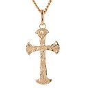 ネックレス メンズ 18金 クロス ペンダントトップ 18k ハワイアンジュエリー 喜平用 ゴールド ピンクゴールドk18 シンプル 十字架 地金 人気 男性 ...