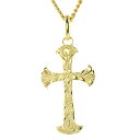 ネックレス メンズ 18金 ペンダントトップ 18k ハワイアンジュエリー 喜平用 クロス ゴールド イエローゴールドk18 シンプル 十字架 地金 人気 男性...