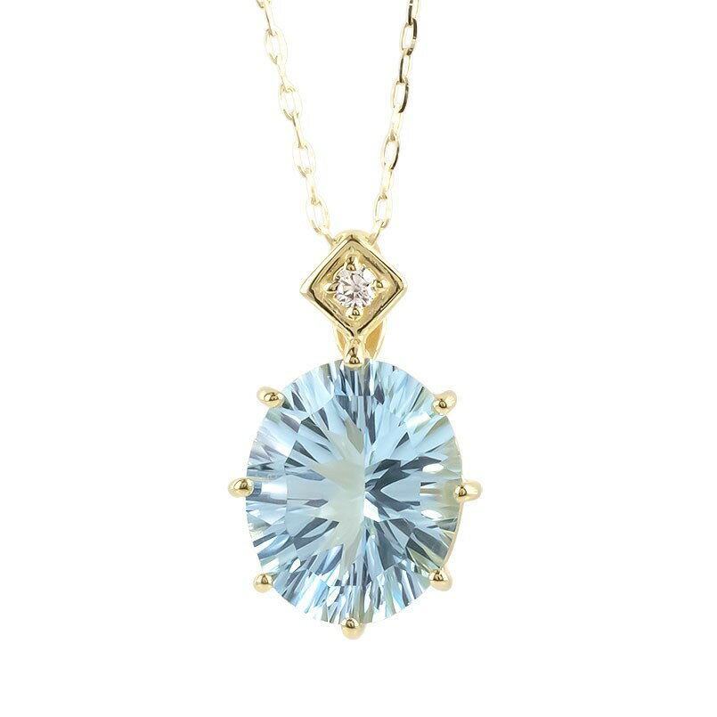 ペンダントトップ 10金 ゴールド レディース ブルートパーズ 大粒 ダイヤモンド 10k イエローゴールドk10 ペンダント 宝石 人気 11月 女性 プレゼント 彼女 妻 贈り物 記念日 お祝い ギフト 大人 おしゃれ