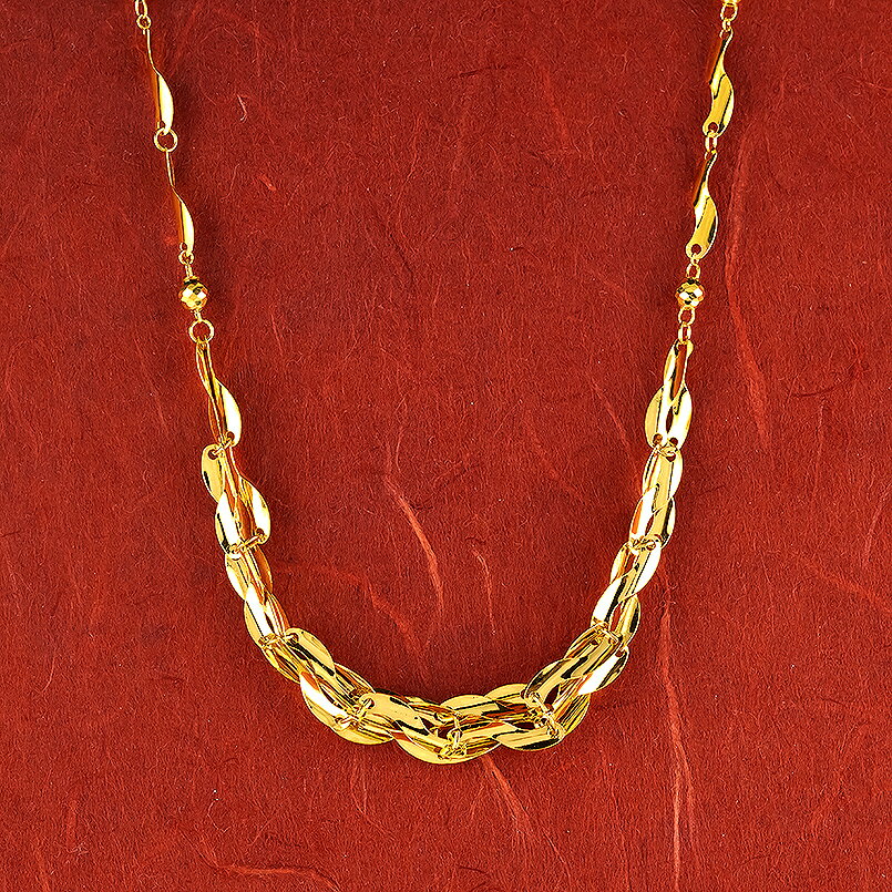 【最短発送】純金 ネックレス チェーンだけ 45cm 24金 チェーン 5.5g ゴールド 太め 幅広 K24 24k 地金 チェーンのみ ジュエリー シンプル 人気 普段 使い 石なし プレゼント 金属アレルギー対応 プレゼント 普段 使い 人気 カジュアル 男女兼用 ユニセックス 男女問わず