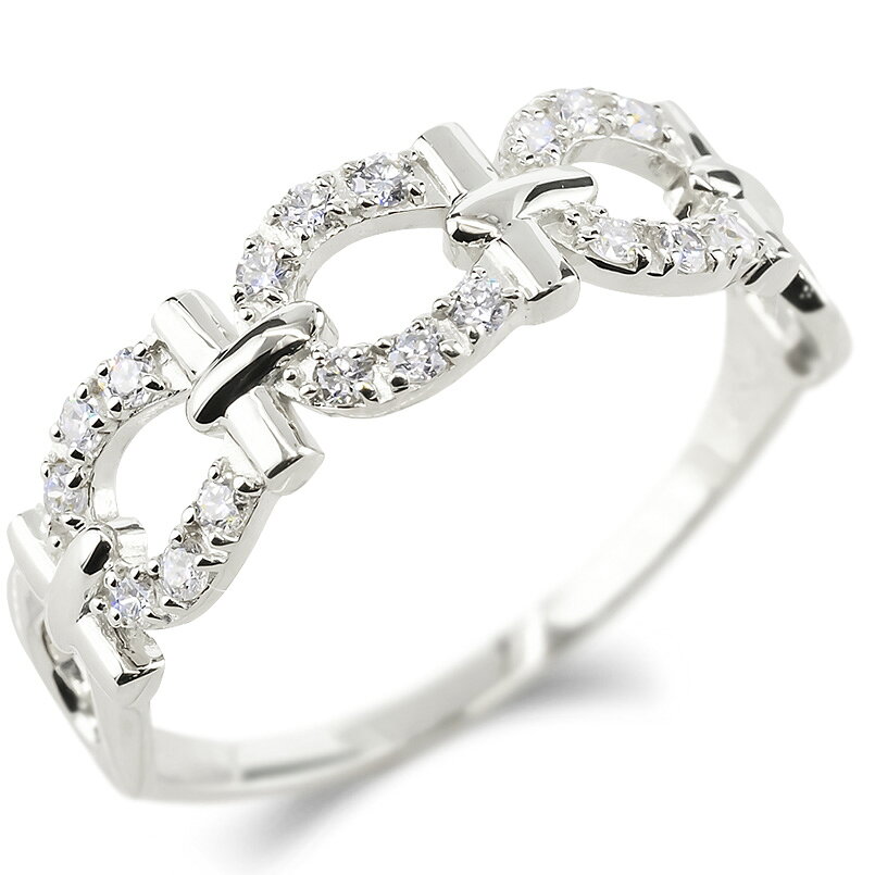 Other - 馬蹄 ダイヤモンド リング プラチナ レディース 幅広 0.20ct pt900 指輪