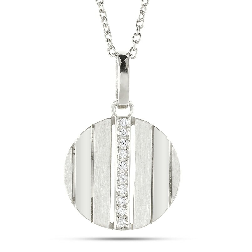 プラチナ ネックレス メンズ ダイヤモンド 0.05ct ペンダントトップ コインデザイン サークルモチーフ ..