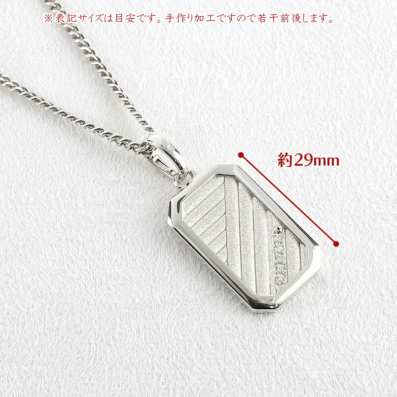 プラチナ ペンダントトップ メンズ インゴット型 喜平用 ネックレス 大ぶり チャー...