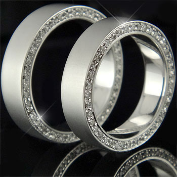 結婚指輪 ペアリング 2本セット ダイヤ ダイヤモンド リング マリッジリング プラチナリング フルエタニティリング 指輪 幅広 大きいサイズ対応 レディース ...