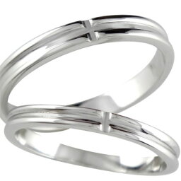 クロス プラチナ900 ペアリング 結婚指輪 マリッジリング 結婚式 結婚記念 10周年 20周年 記念日刻印 名入れ 【プレゼント・誕生日・お祝い】