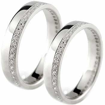 シルバー925 結婚指輪 マリッジリング シルバー ペアリング SV925 フルエタニティ ダイヤモンド ハンドメイド 笑顔になるジュエリー お守り 大きいサイ...