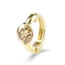 【最短発送】 18金 ピアス ブラウンダイヤモンド 0.5ct 片耳 ピアリング イヤリング メンズ レディース ノンホールピアス イエローゴールドk18 ダイヤ 大粒 一粒 イヤーカフ シンプル(4)