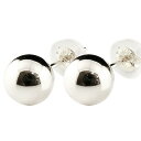 【最短発送】 プラチナ ピアス メンズ レディース 丸玉ピアス 6mm プラチナピアス スタッドピアス ファーストピアス 地金 シンプル(4)