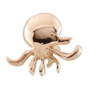18金 ピアス 片耳 オクトパス タコ たこ ピアス ピンクゴールドk18 18k 地金ピアス マリンジュエリー Octopus レディース 笑顔になるジュエリー お守り 人気 おしゃれ 大人 普段使い ジュエリー(4)