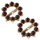 18金 ピアス ピアスパーツ ピアスジャケット バックチャーム ピアス フラワー 花 ガーネット ピンクゴールドk18 18k 天然石 1月誕生石 スタッドピアス用 シンプル レディース オリジナルジュエリー