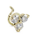 【最短発送】18金 ピアス ダイヤモンド 0.26ct 片耳 キャッチのいらないピアス つけっぱなし キャッチナッシャー キャッチなし イエローゴールドk18 18k 男女兼用 ユニセックス 男女問わず レディース