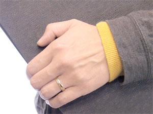 18金 指輪 レディース 女性 彼女 妻 ピンキーリング 手作りリング ピンクゴールドk...