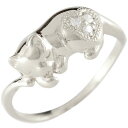 指輪 リング キュービックジルコニア 猫 ピンキーリング シルバー925 アニマルジュエリー ミル打ち ネコ アニマルジュエリー ねこ