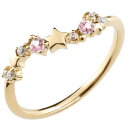 婚約指輪 エンゲージリング プロポーズリング エンゲージ ブライダル 彼女 結婚記念日 妻 女性 10金 リング 星 スター リング イエローゴールドk10 1...
