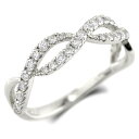プラチナ リング ダイヤモンド 0.35ct pt900ピンキーリング 婚約指輪 ツイスト 波 インフィニティー イエローゴールドk18 笑顔になるジュエリー大人 普段使い 男女兼用 ユニセックス 男女問わず レディース