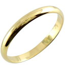18金 指輪 ピンキーリング イエローゴールドk18 シンプルリング 地金リング 18k レディース メンズ 甲丸リング ピンキーリング サムリング ミディリング(4)
