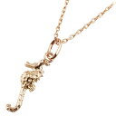 18金 ペンダント トップ タツノオトシゴ チャーム ネックレス ピンクゴールドk18 18k 地金 マリンジュエリー Sea Horse レディース(4)
