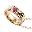 「Rakuten Fashion THE SALE」ハワイアンジュエリー ハワイアンペンダント ベビーリング ルビー ピンクゴールドk18 18k ハワイアン ...