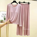2 可愛い 締め付けない パジャマ かわいいルームウェア 前だけカップでリラックス パジャマ パイピング 上下セット 締め付けゼロ