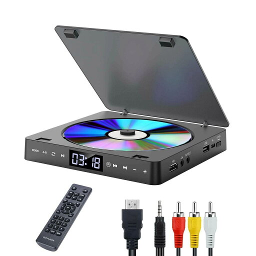3.5m USB2.0対応 ランダム再生 A-Bリピート 空間を占めず 超小型 DVD/CDプレイヤー ポータブル 最大1080Pの解像度 HDMI端子搭載 3.5m USB2.0対応 ランダム再生 A-Bリピート 空間を占めず 超小型 DVD/CDプレイヤー ポータブル 最大1080Pの解像度 HDMI端子搭載