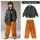 ゆった 派手 おしゃれ ヒップホップ ダンスウェア ジャズダンス ジャージパンツ かっこいい カーゴパンツ 長袖シャツ ダンス衣装