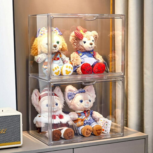 ディスプ クリアケース ぬいぐるみケース 人形ケース 透明 ぬいぐるみ収納ケース シューズボックス 収納 コレクション かわいい ディスプ クリアケース ぬいぐるみケース 人形ケース 透明 ぬいぐるみ収納ケース シューズボックス 収納 コレクション かわいい