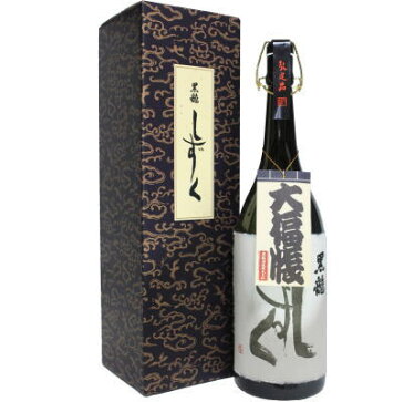 【2019年11月】黒龍　しずく　1800ml