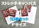 【10枚セット】ストレッチキャンバス 綿化織混紡 SM 10枚セット SMサイズ 格安 アクリル 油絵 ポーリングアート キャンバス 張りキャンバス