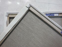 張りキャンバス 麻100% S120 2枚セット クレサン