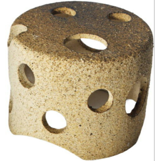 めだかハウス 茶ぼかし　（信楽焼き・陶器・水鉢・めだか鉢・メダカ鉢・睡蓮鉢・スイレン鉢・すいれん..