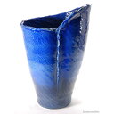 【傘立 陶器】青ガラスひねり傘立 (信楽焼き・陶器・傘立て ・梅雨・玄関・収納・和風・おしゃれ・日本製)