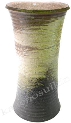 【傘立 陶器】古陶窯変鼓型傘立　（信楽焼き・陶器・傘立て ・梅雨・玄関・収納・和風・おしゃれ・日本..