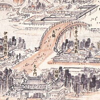 明治元年現状仙台城市之図