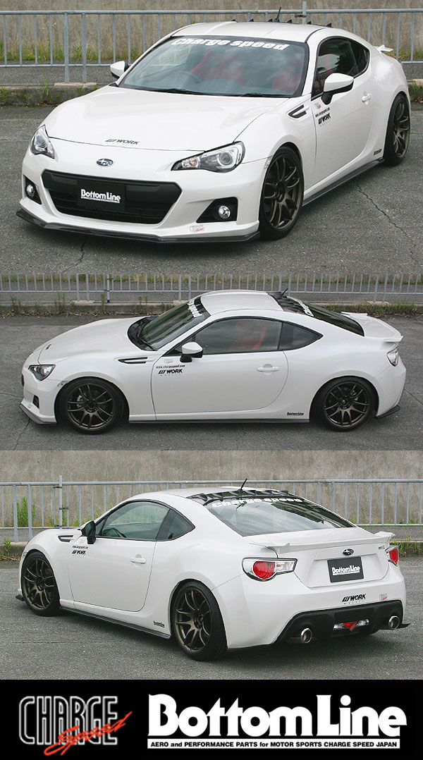 �� SUBARU BRZ��DBA-ZC6 / FA20�� �� ���㡼�����ԡ��� �����ɥܥȥ�饤�� TYPE-1 [ FRP ] �������ѡ��� ( CHARGESPEED BottomLine AeroParts ) ������̵�� (���츩�����Υ��Ͻ���)