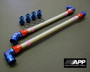 【 ランサーEvo.7~9 MR CT9A, CT9W / 4G63専用 】 APP MaxFlowオイルホース 品番: AOL-CT9A (APP 純正交換タイプ オイルクーラーホース) ※送料無料 (沖縄県および離島は除く)