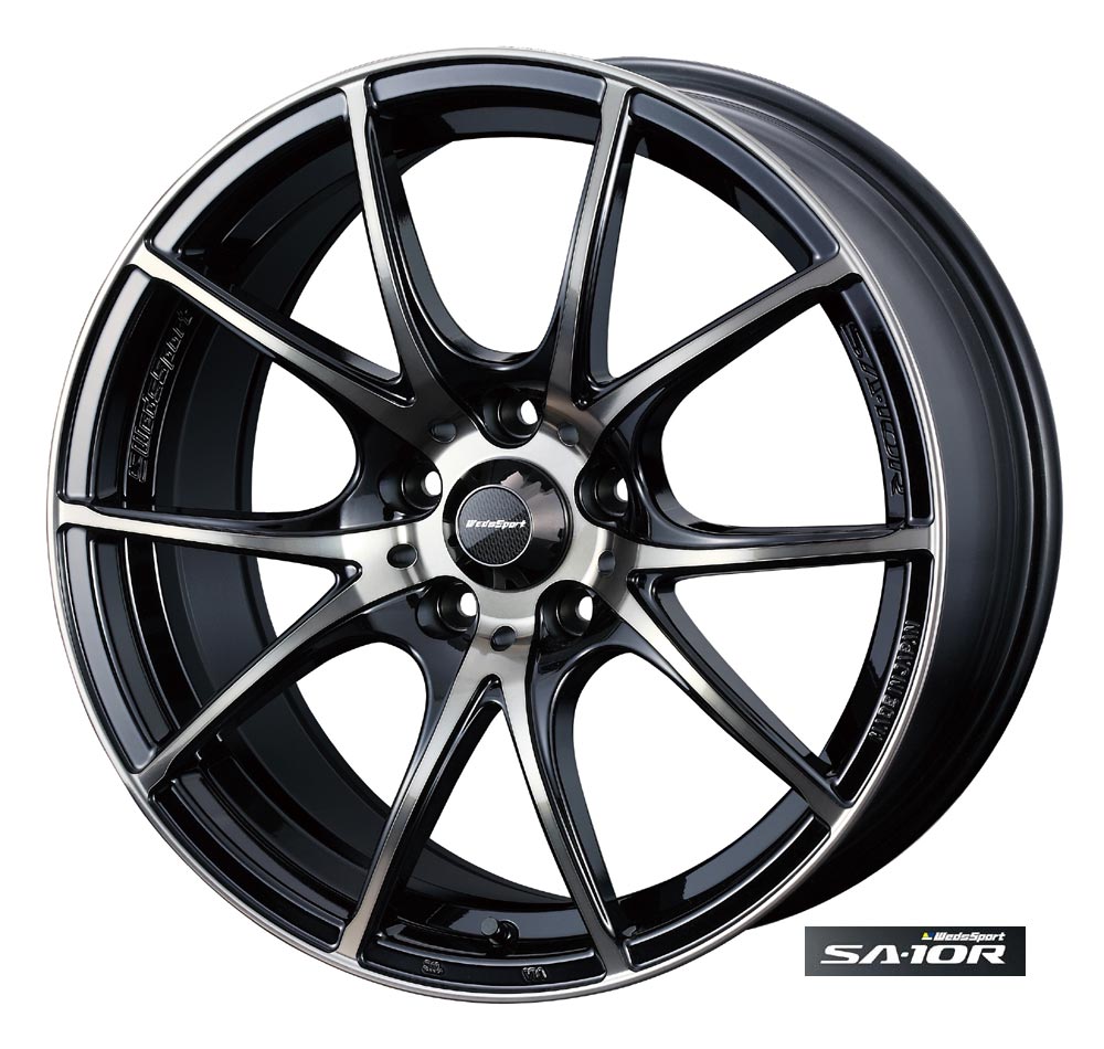 楽天KAZOON カー用品 楽天市場店【 ウェッズ スポーツ SA-10R 】 Weds Sports SA-10R　18inch 8.5j +45 5H / 114.3 ZBB （1本）　CODE: 72634 （正規品）