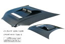 【 インプレッサ GDA, GDB (C〜E型)中期用 】 STOUT エアロボンネット Type-S (平織りカーボン製) for SUBARU Imprez...